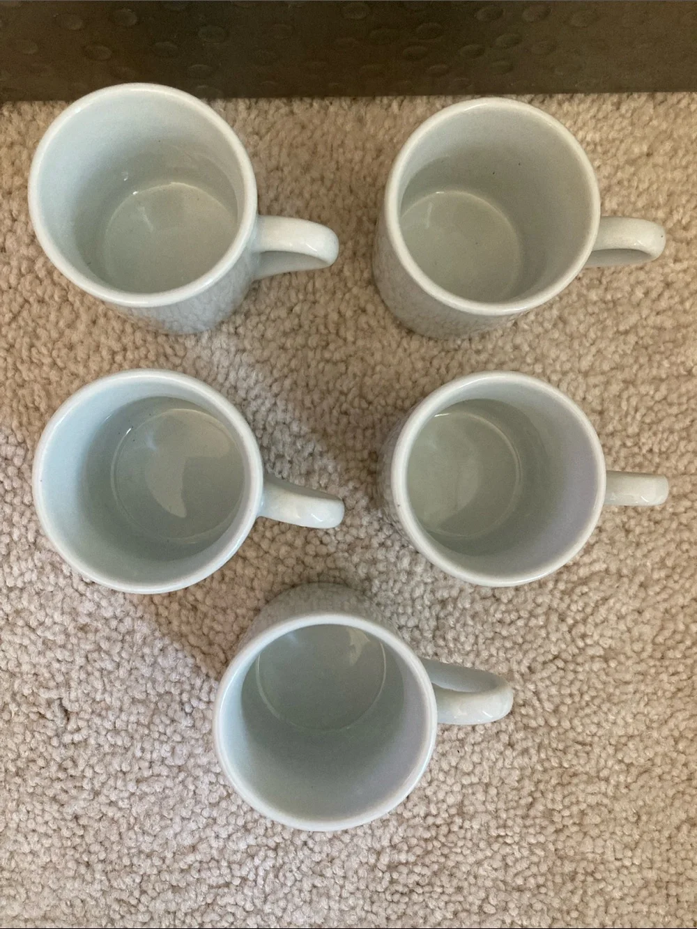 Sur la table set of five 2 oz espresso cups
